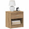 vidaXL - Nachtkastjes - 2 - st - met - lade - 39x28x41 - cm - artisanaal - eikenkleurig