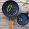 Bra Pan Bra A281228 Ø 28 Cm Teflon Zwart Oranje Aluminium Gehard Aluminium Ø 28 Cm