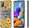 iMoshion Hoesje Geschikt voor Samsung Galaxy A21s Hoesje Siliconen - iMoshion Design hoesje - Geel / Happy Sunflower