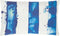 Kussenhoes - Gestreept - 50x30CM - Blauw/Wit