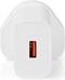 Nedis WCQC302AWTUK - USB-wandlader - Quick Charge 3.0 - Wit