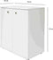 VDD Archiefkast - Dossierkast - 2 Deuren - Wit - 75 x 70 x 40 cm