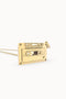 Chocli halsketting Cassettebandje 18k verguld
