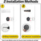 Oplaadbare Wandlampen Set van 2 - 100 cm - Geborsteld Nikkel - Draadloos met Afstandsbediening
