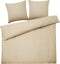 AVONDALE - Beddengoed - Beige - 200 x 220 cm - Katoen