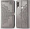 iMoshion Hoesje Geschikt voor Samsung Galaxy A20s Hoesje Met Pasjeshouder - iMoshion Mandala Bookcase - Grijs