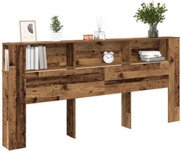 vidaXL - Hoofdbord - Kast - Oud - hout - Gerecycled - hout - Groot - Houten - Hoofdbord