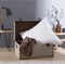 DODO - TEXTURE Kussen - 60 x 60 cm - 100% polyester VOLUPT'AIR - Wit