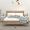 vidaXL - Nachtkastjes - 2 - st - 40x35x50 - cm - hoogglans - wit