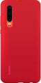 Huawei P30 - Siliconen Hoesje - Krasbestendig en Stootbestendig - Rood