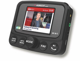 Albrecht DR56C - DAB+ autoradio adapter - Bluetooth handsfree - 2.4" kleuren scherm