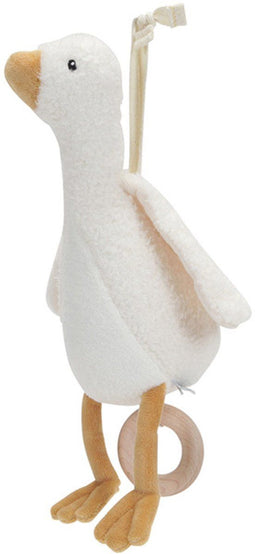 Little Dutch - Muziekdoosje Baby Goose - Zacht en veilig - Wit
