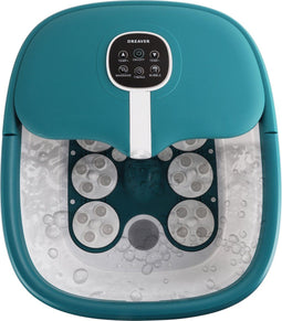 Dreaver MZD-03 - Voetenbad - Automatische Massage - Verwarming tot 48°C - Opvouwbaar - Inclusief Badzout (100gr)