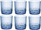 Bormioli Rocco Cocktailglazen / Whiskey Glazen / Waterglazen America 20's - Sapphire Blue - 370 ml - 6 stuks