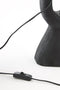 Light & Living Tafellamp Django - Mangohout - 58cm - Mat Zwart - excl. kap