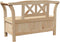 vidaXL - Tuinopslagbank - 119x76x44 - cm - Massief - Grenenhout