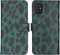 iMoshion Hoesje Geschikt voor Samsung Galaxy A51 Hoesje Met Pasjeshouder - iMoshion Design Softcase Bookcase - Zwart / Meerkleurig / Groen / Green Leopard