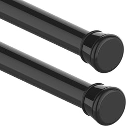 Uitschuifbare douchegordijnroede 52-70 cm - Zonder boren, wit