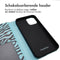 iMoshion Hoesje Geschikt voor iPhone 12 Pro / 12 Hoesje Met Pasjeshouder - iMoshion Design Bookcase smartphone - Meerkleurig / Black Blue Stripes
