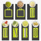 Mandoline - Multifunctionele Groentesnijder - 15-delige set - Groen
