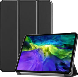 imoshion Tablet Hoes - Geschikt voor iPad Pro 11 (2020) / Pro 11 (2018) - Trifold Bookcase - Zwart