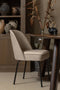 BePureHome Vogue Eetkamerstoel - Fluweel - Khaki - 83x50x58