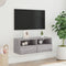 vidaXL - Tv-wandmeubel - 80x30x30 - cm - bewerkt - hout - grijs - sonoma - eikenkleur