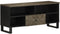 vidaXL - Tv-meubel - 100x33x46 - cm - massief - mangohout - zwart