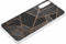 Design Backcover Huawei P20 hoesje - Grafisch Zwart / Koper