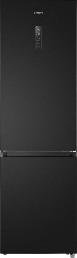 Wisberg WBKVC201CB - Koel-vriescombinatie - Energieklasse C - Zwart staal