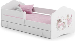 FALA - Peuterbed - 140x70cm - met matras & lade - fee & eenhoorn thema