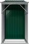 vidaXL - Tuinschuur - 277x93x179 - cm - gegalvaniseerd - staal - groen