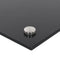 vidaXL - Spatschermen - keuken - 2 - st - 70x60 - cm - gehard - glas - zwart