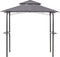 Beliani NARO - Tuinpaviljoen - Grijs - Staal