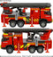 Majorette Volvo FMX - Brandweerwagen - Licht en geluid - 19 cm