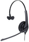 Jabra BIZ 1500 Mono QD - Bedrade headset - Geluidsonderdrukkende microfoon - Zwart