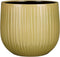 Mica Decorations Palm leaf Bloempot - 29x29x25 cm - Keramiek - Groen