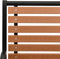 vidaXL - Tuinbank - 116 - cm - staal - en - HKC - zwart - en - bruin