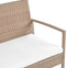 Beliani MARSALA - Loungeset voor 4 - Beige - PE rotan