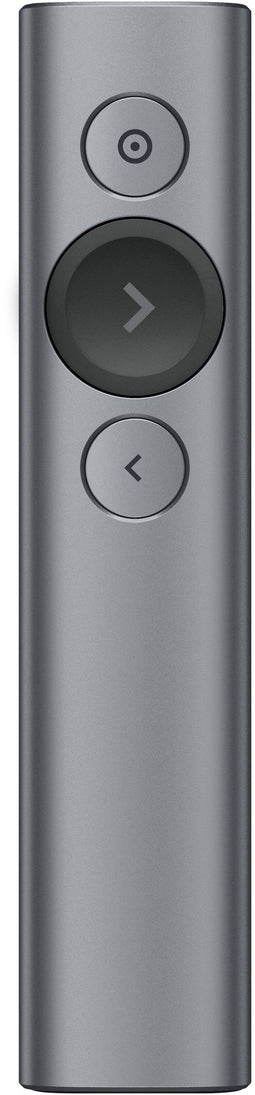 Logitech Spotlight - Presentatieapparaat - 30 meter bereik - Grijs