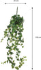 Mica Decorations Hedera - Kunst Hangplant - H130 cm - Groen