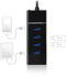 Ewent EW1137 - 4-Poorts USB 3.1 Gen1 Hub Type-C - USB SuperSpeed 5Gbps - Zwart