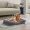 Hondenbed Sheena L - Hondenmand - Ergonomisch - Grijs