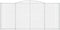 vidaXL - Schanskorven - 4 - st - gewelfd - 400x30x180/200 - cm - ijzer