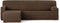 Hoes voor chaise longue met korte armleuning links Eysa TROYA Bruin 170 x 110 x 310 cm