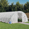 vidaXL - Tuinkas - met - stalen - frame - 24 - m² - 6x4x2 - m - wit