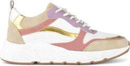 PS Poelman Carocel - Dames Sneakers - Beige Multi - Maat 37