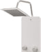 vidaXL - Douchepaneel - 25x47,5x130 - cm - glas - wit