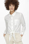 ONLY ONLLECEY LS KNOT SHIRT NOOS - Dames Blouse - Knoopdetail - All over streep - Maat L