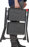 Huishoudtrap - Opstapje - Handy zwart 2 treden van 30x20cm